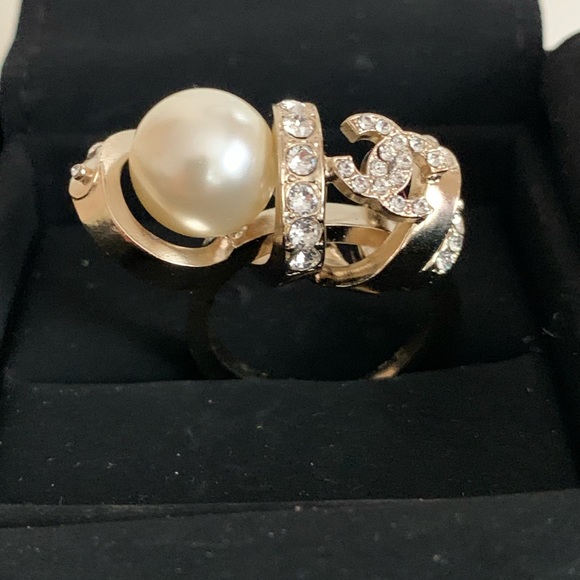 CHANEL Golden color ring Size 52 - Picture 7 of 16